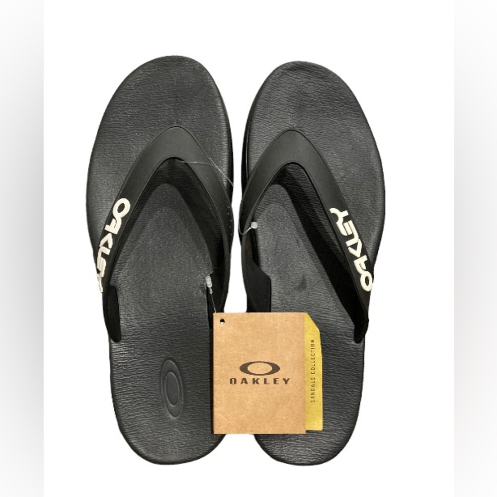 Oakley thong flip flops size 12